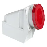 Schneider Electric 81182 розетка PratiKa настенная, угловая, 63 А 3P+E IP67 380 В