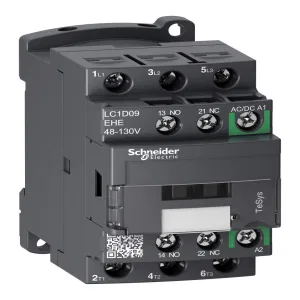 КОНТАКТОР D 3P AC3 440В 9A, КАТУШКА УПР. 48-130В AC/DC, ЗАЖИМ ПОД ВИНТ (ШНАЙДЕР) КОНТАКТОР D 3P AC3 440В 9A, КАТУШКА УПР. 48-130В AC/DC, ЗАЖИМ ПОД ВИНТ (ШНАЙДЕР)