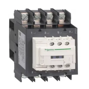 Контактор Schneider Electric TeSys LC1D EVERLINK 4P 80А 440/208В AC 30кВт (ШНАЙДЕР) Контактор Schneider Electric TeSys LC1D EVERLINK 4P 80А 440/208В AC 30кВт (ШНАЙДЕР)
