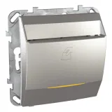 Schneider Electric MGU5.540.30ZD карточный выключатель Unica Top, механический, алюминий