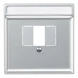 Schneider Electric Merten System Design MTN297860, центральная плата для вывода кабеля, алюминий