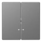Schneider Electric MTN3420-6036, клавиша двойная с линзами, Merten D-LIFE, нержавеющая сталь