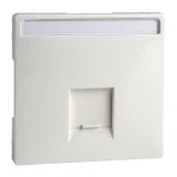 Schneider Electric MERTEN SYSTEM DESIGN накладка на информационную розетку MTN466419 (полярно-белый, глянцевый)