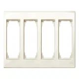 Schneider Electric MERTEN M-SMART MTN478444 рамка 4-постовая, бежевый блестящий
