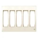 Schneider Electric MTN515544 рамка 5 постов Merten M-Plan, бежевый глянцевый