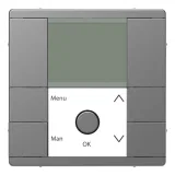 Schneider Electric Merten D-LIFE накладка для ЭУИ, нержавеющая сталь MTN5755-6036