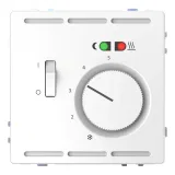 Schneider Electric MTN5764-6035 Термостат для теплого пола с датчиком, белый лотос