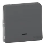 Schneider Electric MUR35127 кнопочный выключатель с подсветкой, механизм, антрацит, IP55