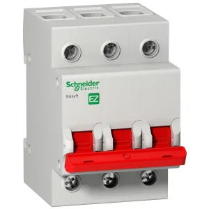 Schneider Electric Easy9 EZ9S16340 выключатель-разъединитель, 3 полюса, 40 А (ШНАЙДЕР) Schneider Electric Easy9 EZ9S16340 выключатель-разъединитель, 3 полюса, 40 А (ШНАЙДЕР)