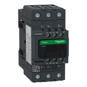LC1D40AD7 SE Contactors D 3P КОНТАКТОР EVERLINK AC3 440В 40A КАТУШКА УПР. 42В AC 50/60ГЦ (ШНАЙДЕР) LC1D40AD7 SE Contactors D 3P КОНТАКТОР EVERLINK AC3 440В 40A КАТУШКА УПР. 42В AC 50/60ГЦ (ШНАЙДЕР)