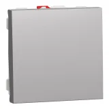 Schneider Electric NU320130 Выключатель одноклавишный, 2 модуля, алюминий