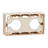 Schneider Electric UNICA NEW коробка для открытой установки, 2-постовая, бежевый (NU800444)
