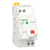 Schneider Electric R9D25625 Автоматический выключатель дифференциального тока (АВДТ) Resi9, 25 A, 30 mA, тип AC, кривая C, 2 полюса, 6 kA, ширина 2 модуля DIN