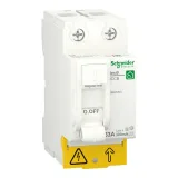 R9R65263 Устройство защитного отключения (УЗО) Schneider Electric Resi9, 2 полюса, 63A, 300 mA, тип A, электро-механическое, ширина 2 DIN-модуля